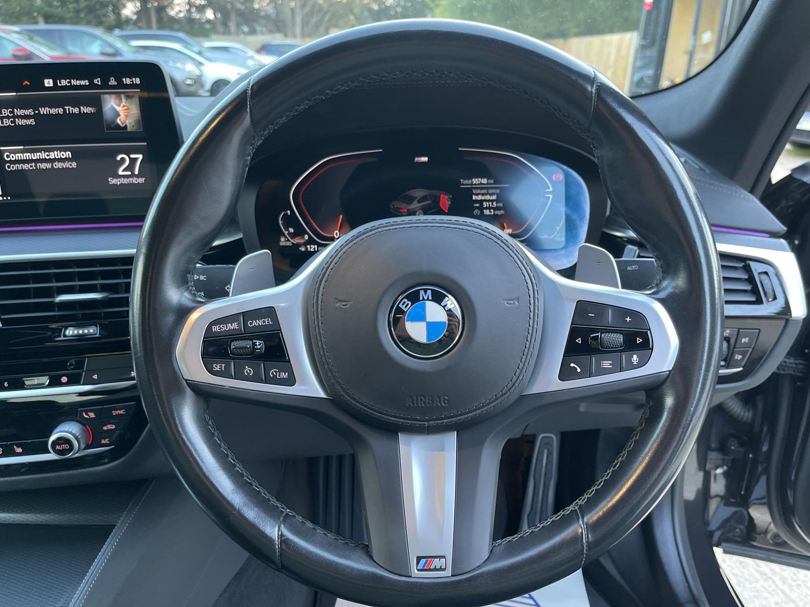BMW 5 Series 2.0 520d MHT M Sport Saloon 4dr Diesel Hybrid Steptronic xDrive Euro 6 (s/s) (190 ps)