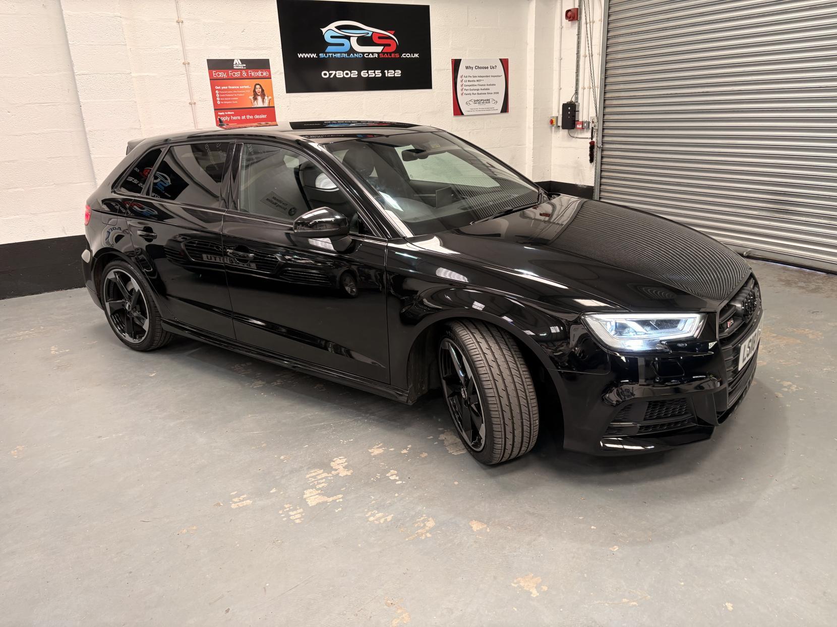 Audi S3 2.0 TFSI Black Edition Sportback 5dr Petrol S Tronic quattro Euro 6 (s/s) (310 ps)