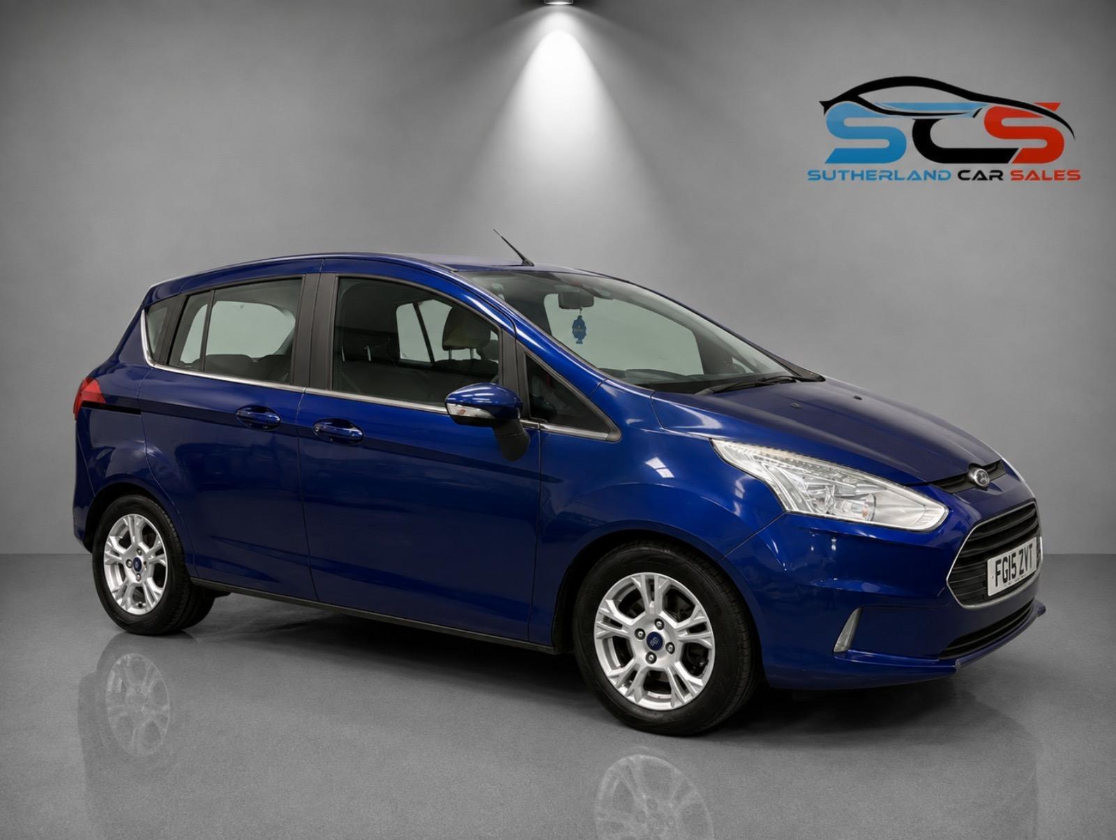 Ford B-Max 1.0T EcoBoost Zetec MPV 5dr Petrol Manual Euro 5 (100 ps)