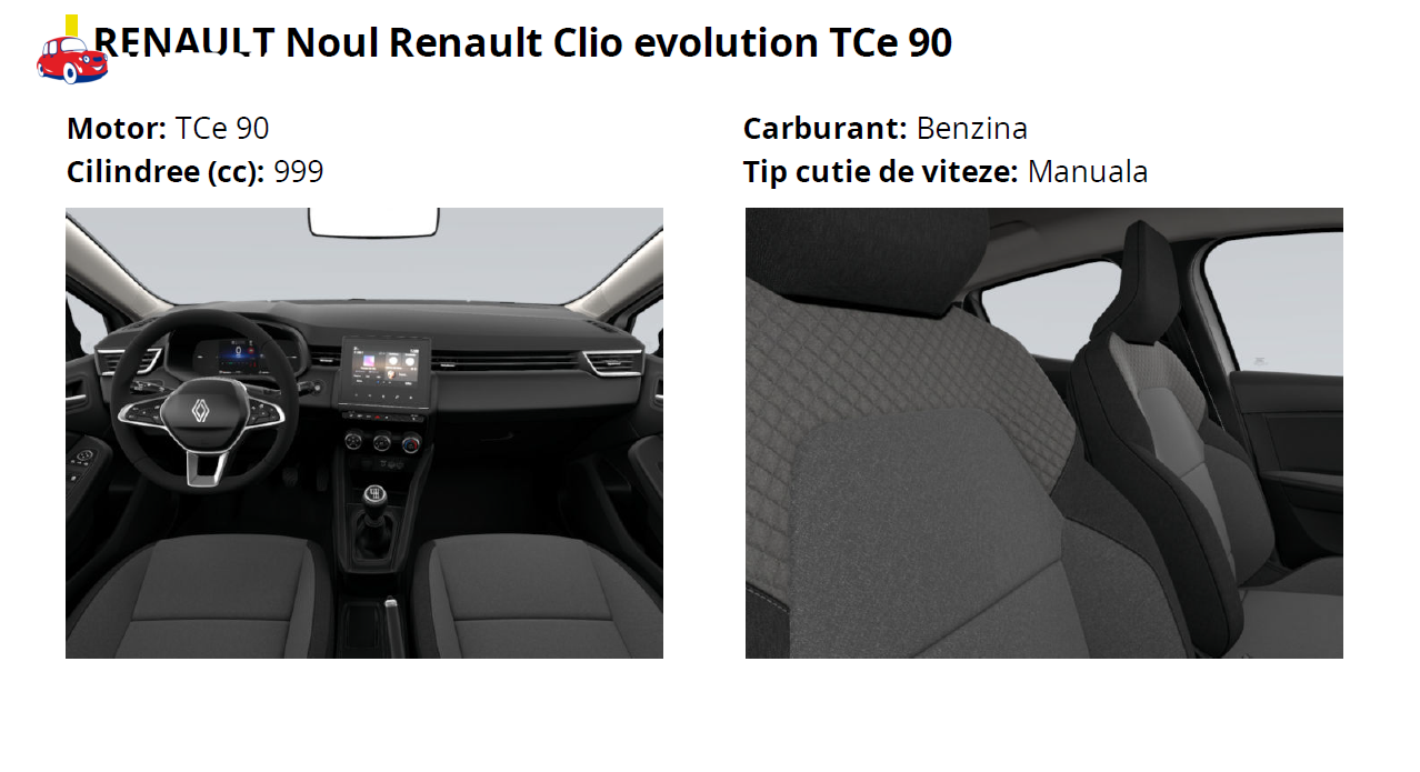 Renault Clio 999 Renault Clio Evolution TCe 90