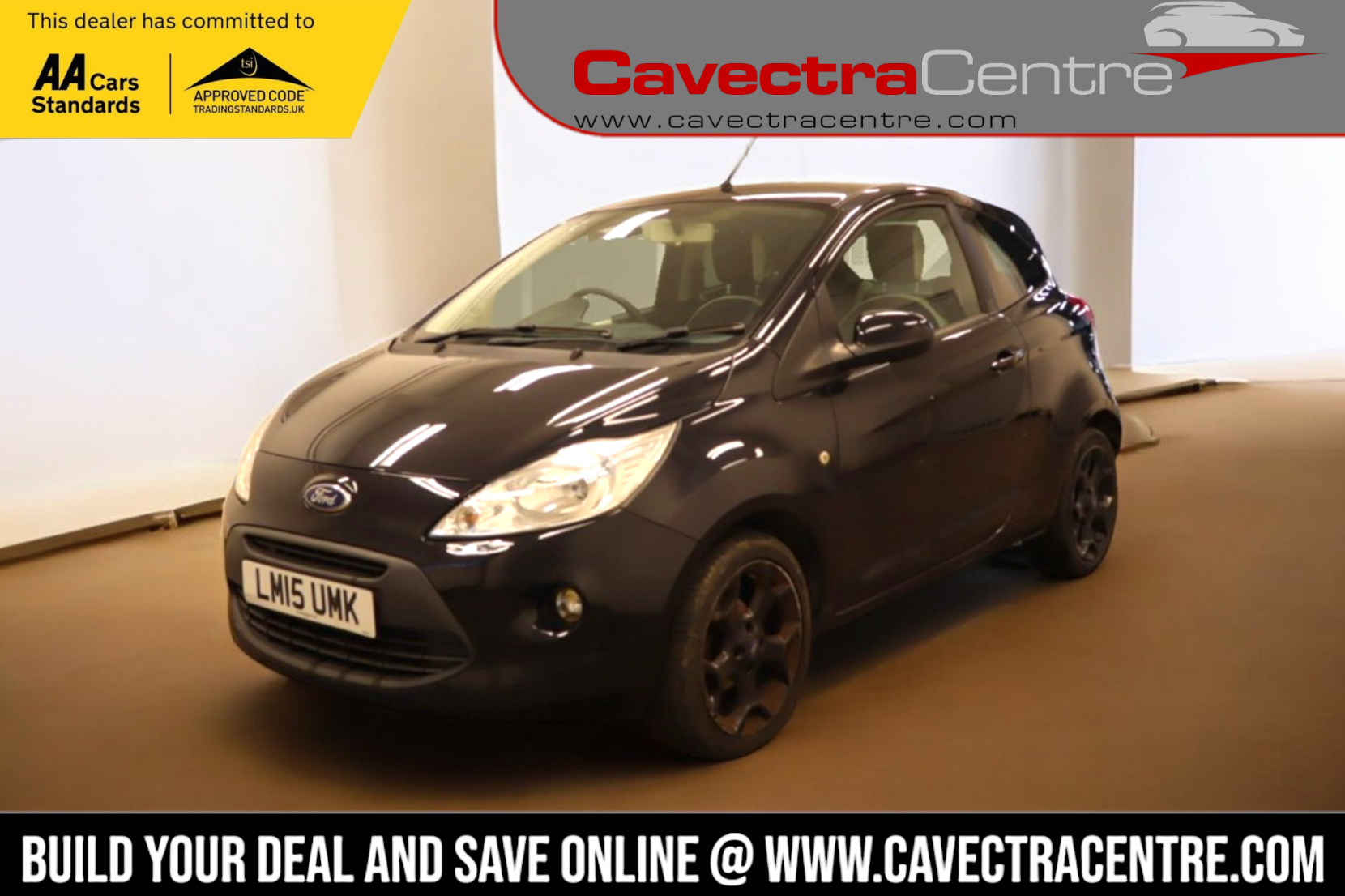 Ford Ka 1.2 Zetec Black Edition Hatchback 3dr Petrol Manual Euro 6 (s/s) (69 ps)