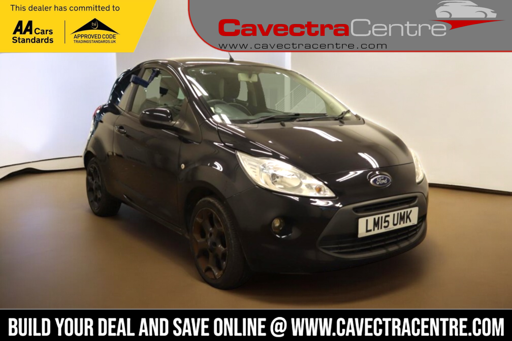 Ford Ka 1.2 Zetec Black Edition Hatchback 3dr Petrol Manual Euro 6 (s/s) (69 ps)