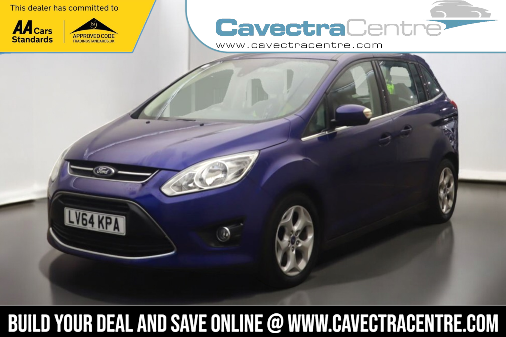 Ford Grand C-Max 2.0 TDCi Zetec MPV 5dr Diesel Powershift Euro 5 (140 ps)