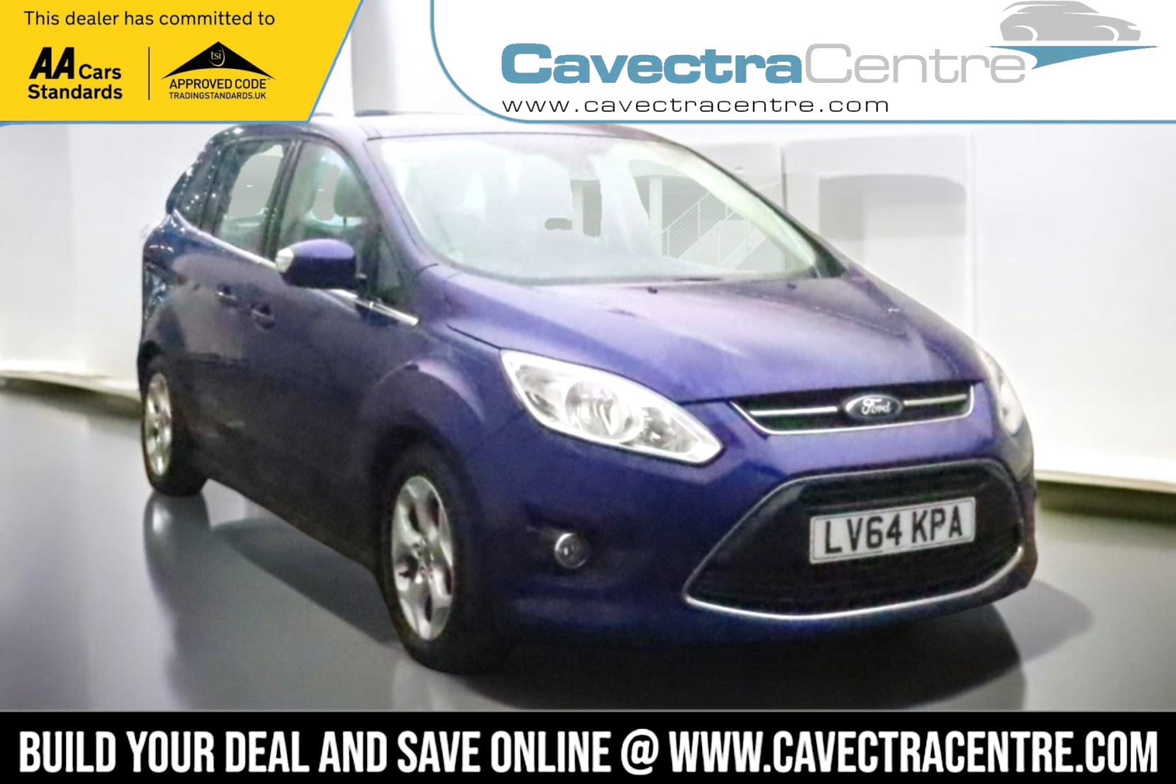 Ford Grand C-Max 2.0 TDCi Zetec MPV 5dr Diesel Powershift Euro 5 (140 ps)