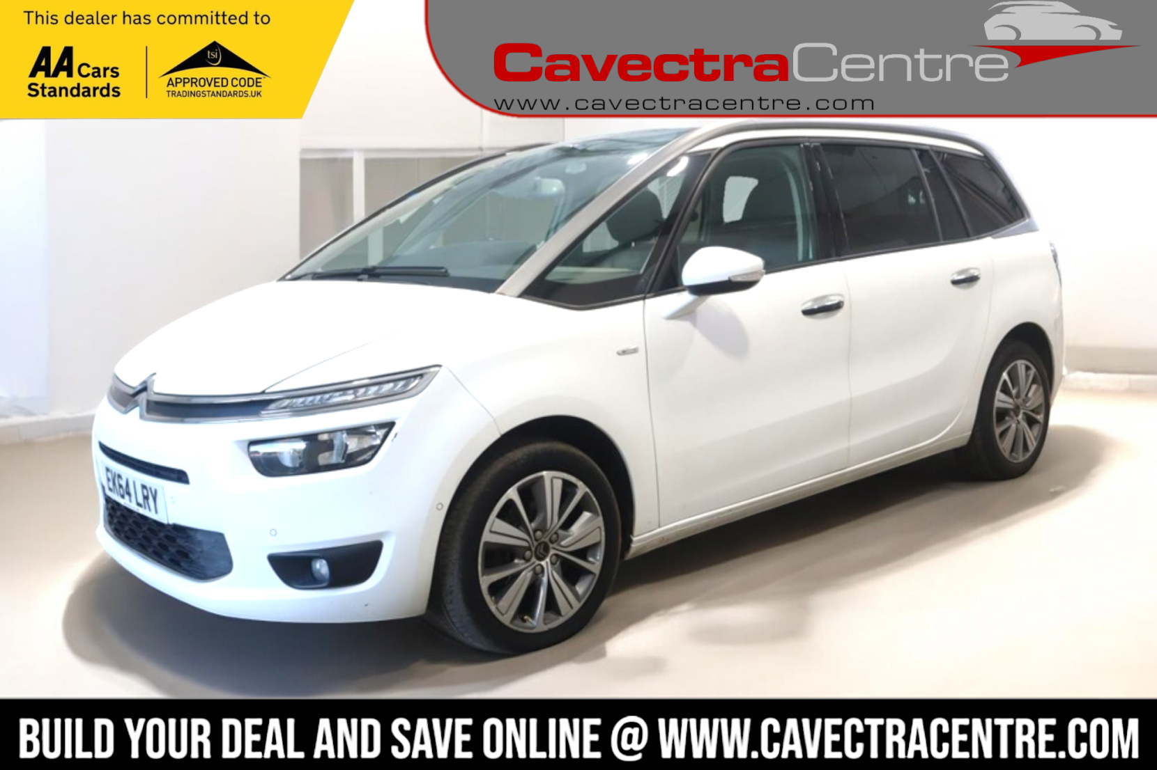 Citroen Grand C4 Picasso 1.6 e-HDi Airdream Exclusive+ MPV 5dr Diesel ETG6 Euro 5 (s/s) (115 ps)