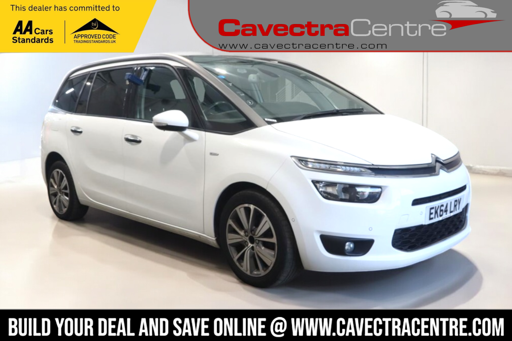 Citroen Grand C4 Picasso 1.6 e-HDi Airdream Exclusive+ MPV 5dr Diesel ETG6 Euro 5 (s/s) (115 ps)