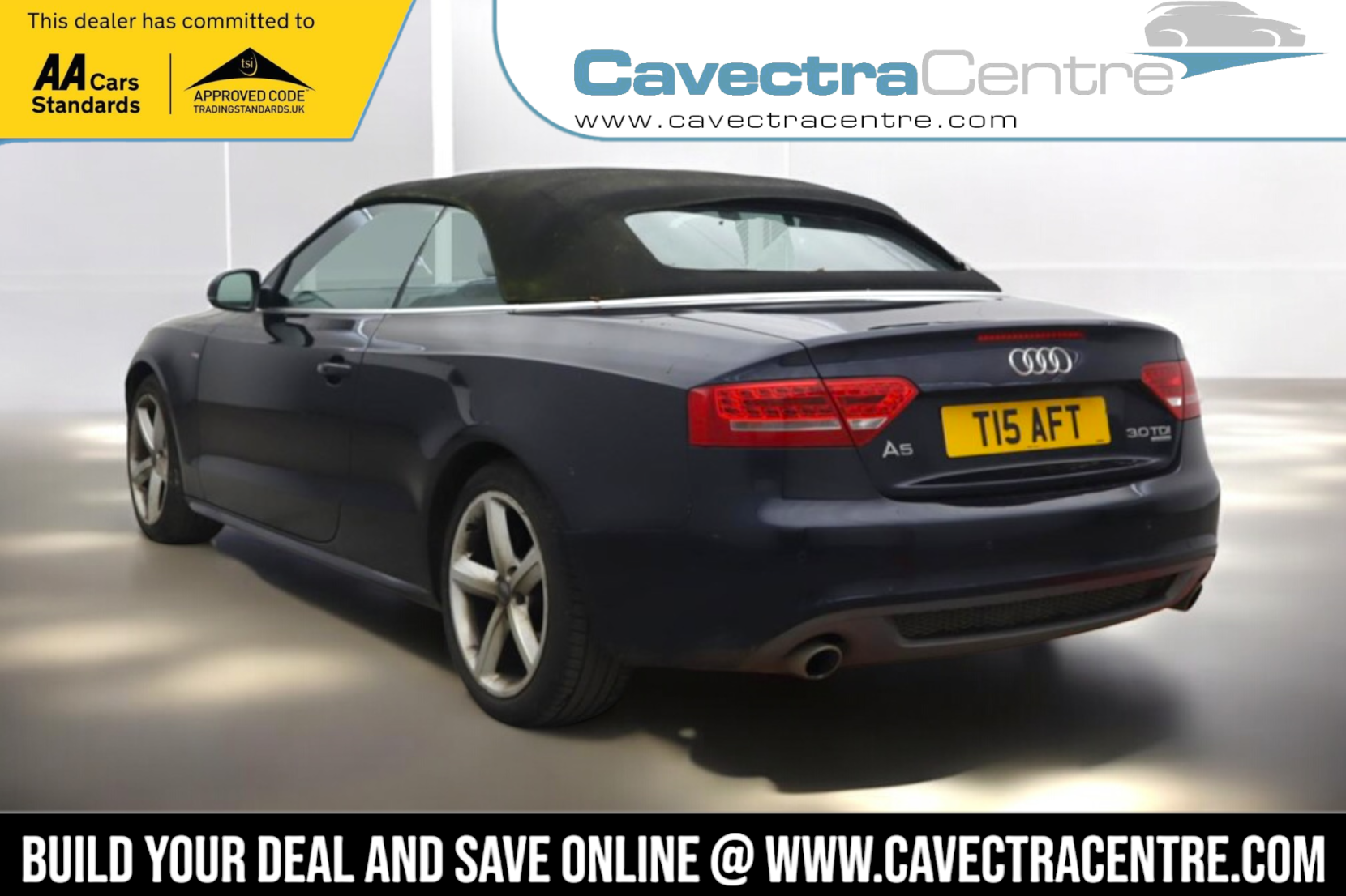 Audi A5 Cabriolet 3.0 TDI V6 S line Convertible 2dr Diesel S Tronic quattro Euro 4 (240 ps)