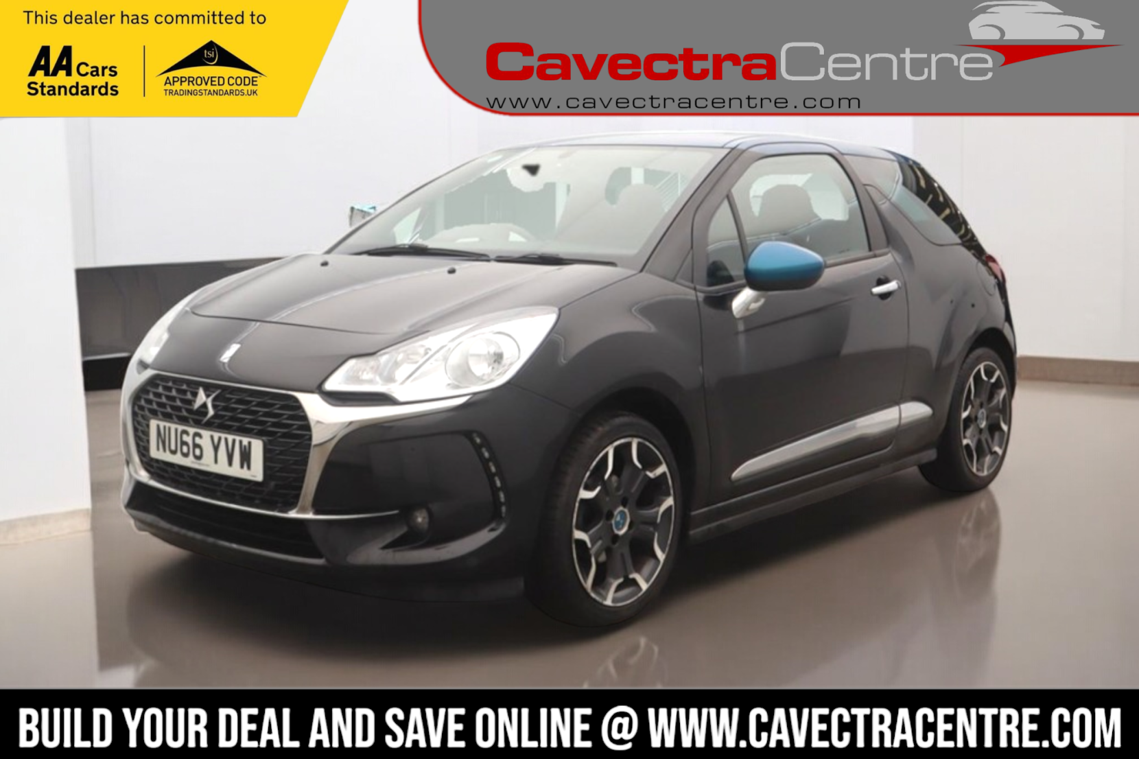 DS AUTOMOBILES DS 3 1.2 PureTech Elegance Hatchback 3dr Petrol Manual Euro 6 (s/s) (110 ps)