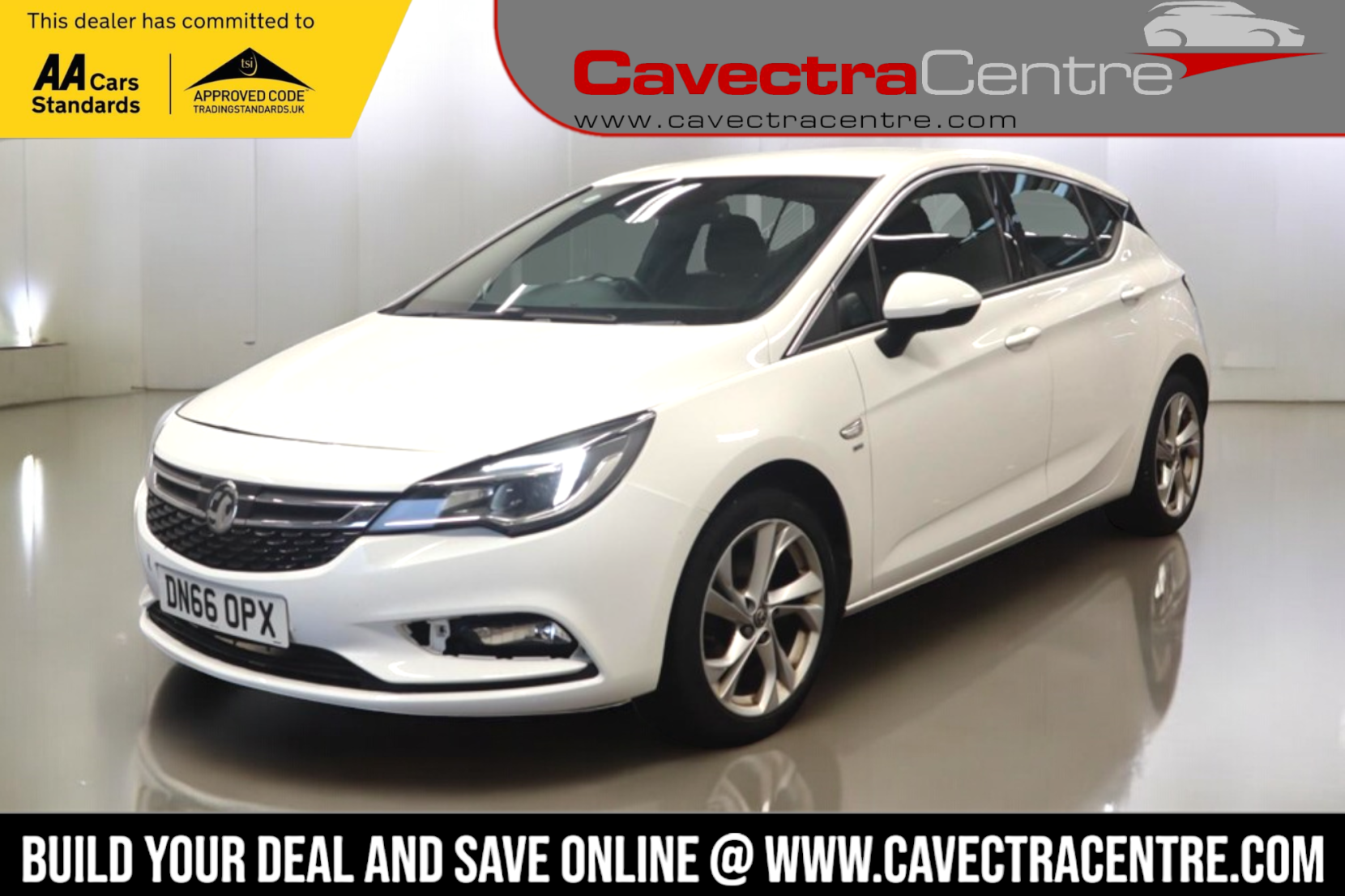 Vauxhall Astra 1.0i Turbo ecoFLEX SRi Hatchback 5dr Petrol Manual Euro 6 (s/s) (105 ps)