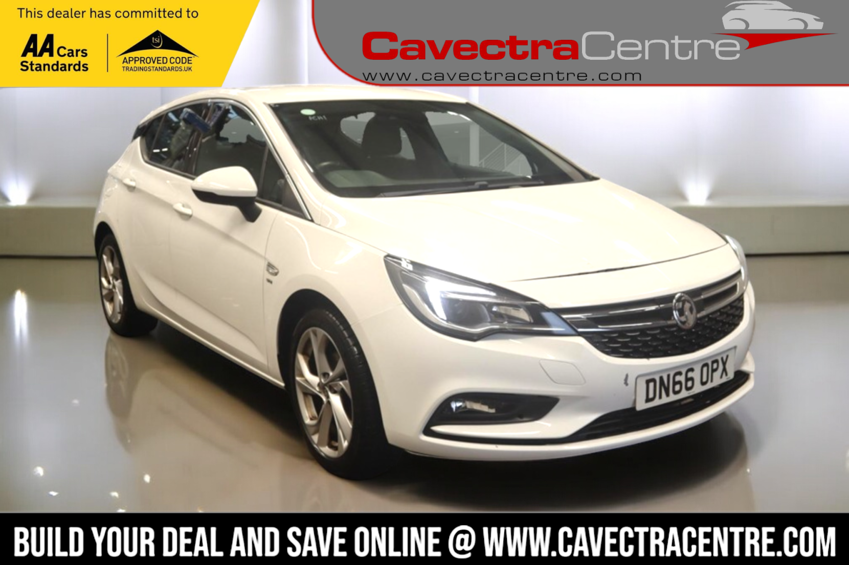 Vauxhall Astra 1.0i Turbo ecoFLEX SRi Hatchback 5dr Petrol Manual Euro 6 (s/s) (105 ps)