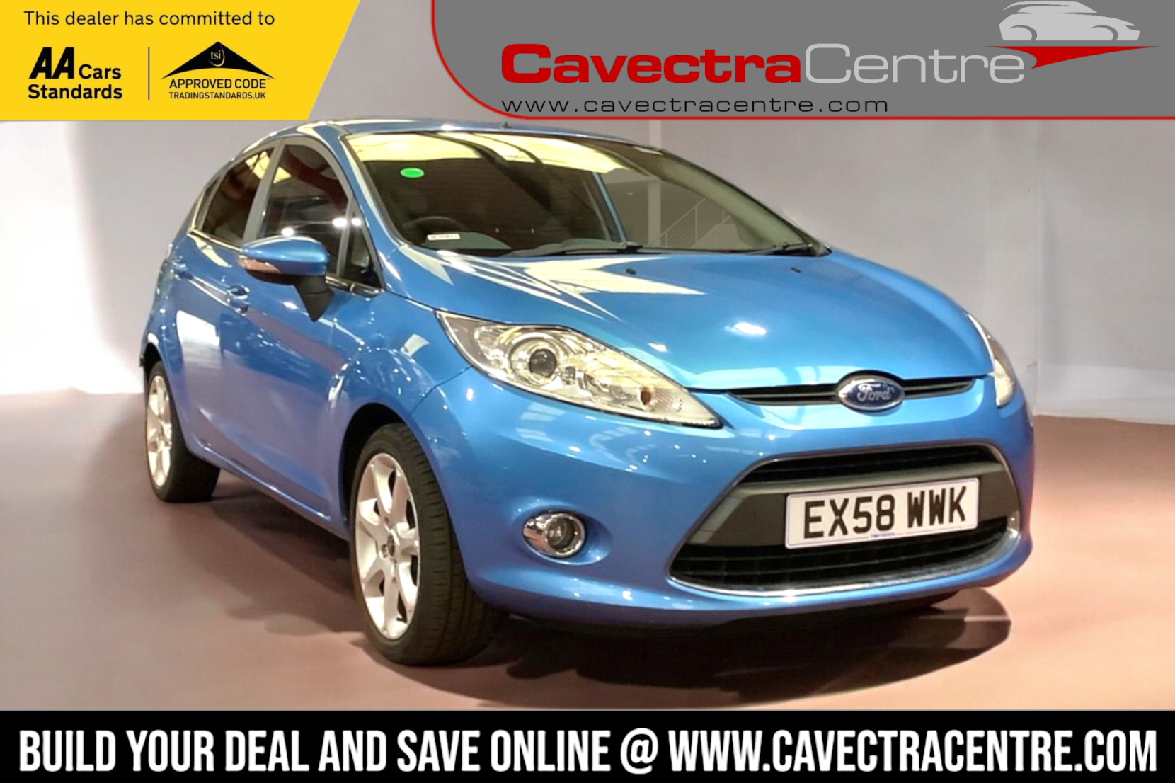 Ford Fiesta 1.4 Titanium Hatchback 5dr Petrol Manual (133 g/km, 94 bhp)