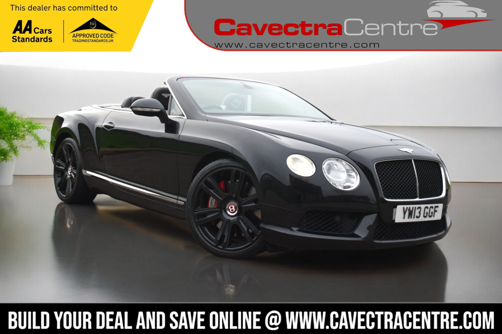 Bentley Continental 4.0 GTC V8 2d 500 BHP