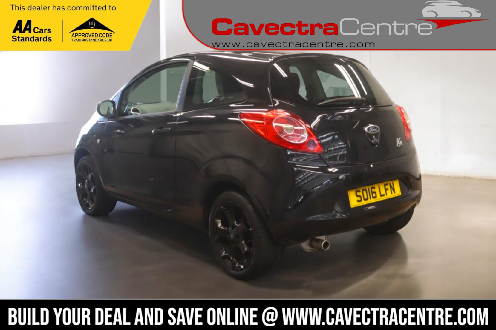 Ford Ka 1.2 Zetec Black Edition Hatchback 3dr Petrol Manual Euro 6 (s/s) (69 ps)