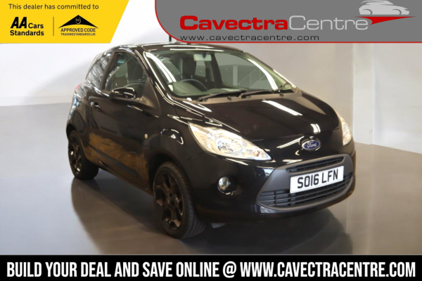 Ford Ka 1.2 Zetec Black Edition Hatchback 3dr Petrol Manual Euro 6 (s/s) (69 ps)