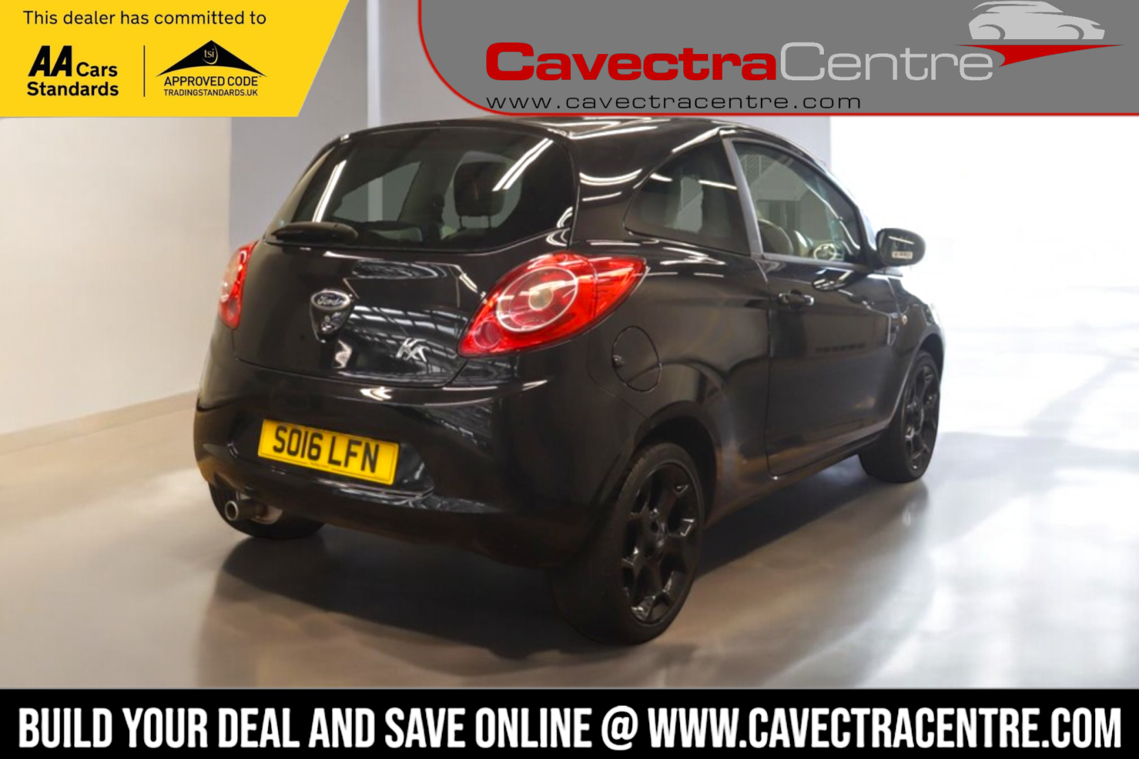 Ford Ka 1.2 Zetec Black Edition Hatchback 3dr Petrol Manual Euro 6 (s/s) (69 ps)