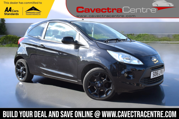 Ford Ka 1.2 Zetec Black Edition Hatchback 3dr Petrol Manual Euro 6 (s/s) (69 ps)