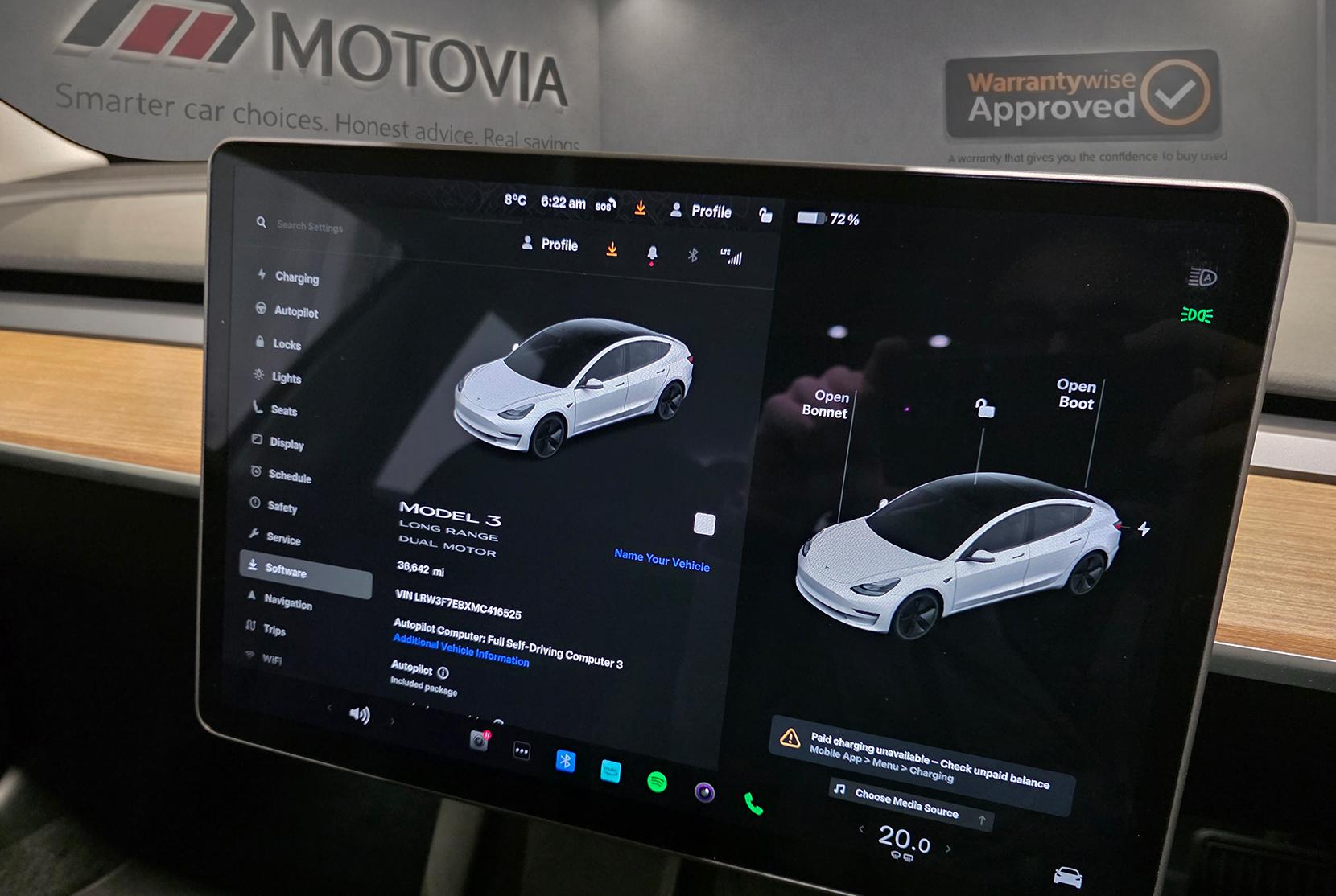 Ps 346 Tesla Model 3 (Dual Motor) Long Range Saloon 4dr Electric Auto 4WDE ...