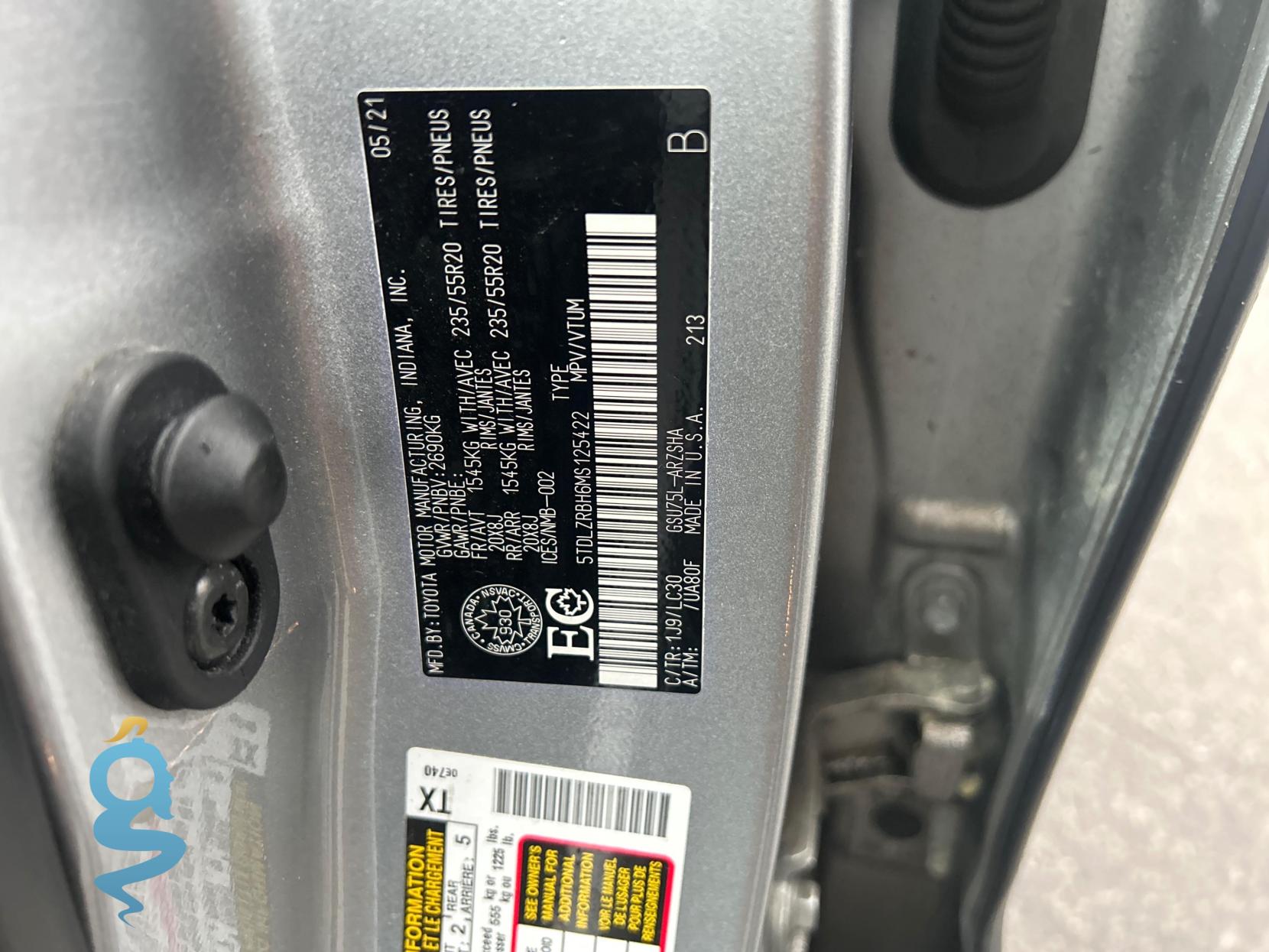 Toyota Highlander 3.5 XSE GSU75L Wagon Body