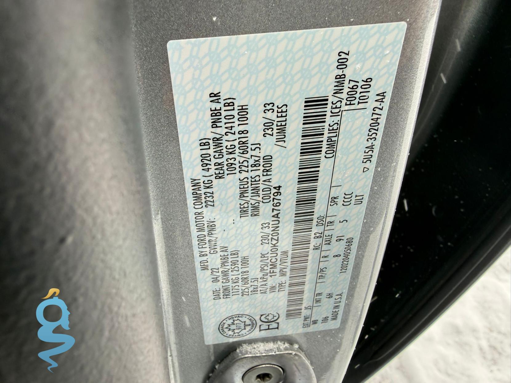 Ford Escape 2.5 SEL PHEV