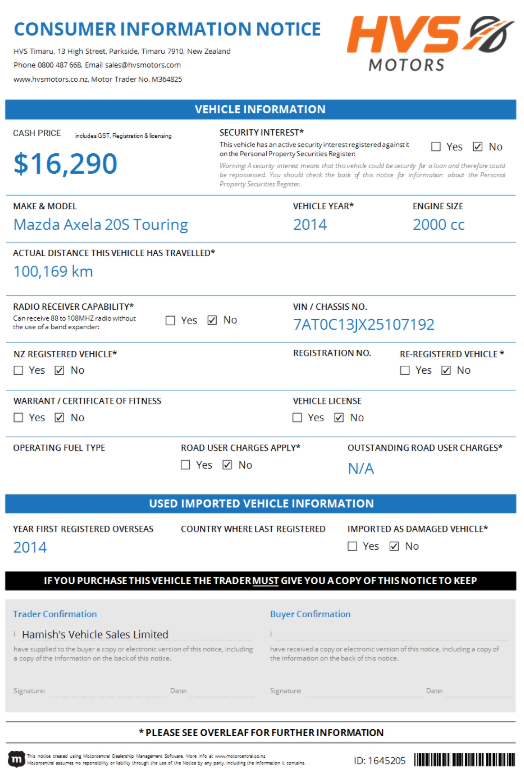 Mazda Axela 2.0 20S Touring