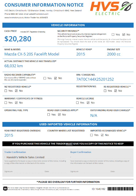Mazda CX-5 2.0 20S Facelift Model