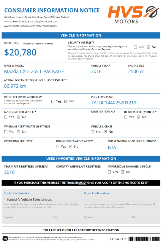 Mazda CX-5 25S L PACKAGE