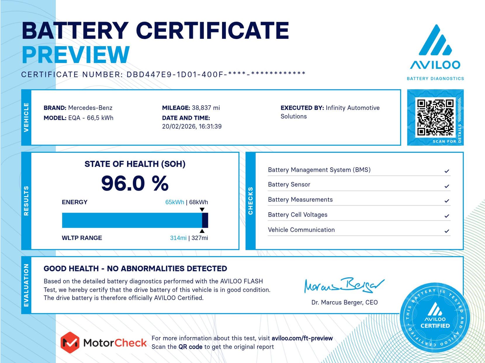 Mercedes-Benz EQA EQA 250 66.5kWh AMG Line SUV 5dr Electric Auto (190 ps)