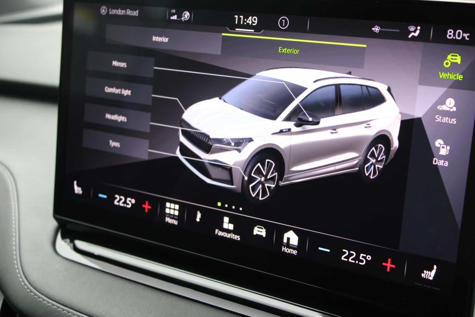 Skoda Enyaq 82kWh 80x SportLine SUV 5dr Electric Auto 4WD (DC125kW) (265 ps)