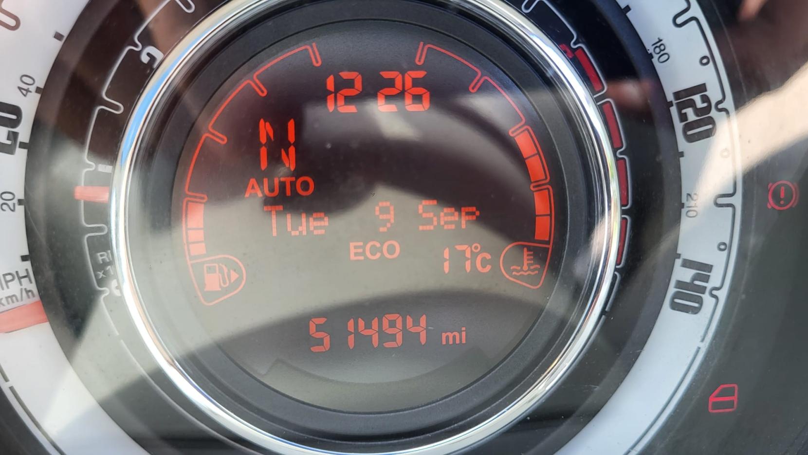 Fiat 500 1.2 Lounge Hatchback 3dr Petrol Dualogic Euro 6 (s/s) (69 bhp)
