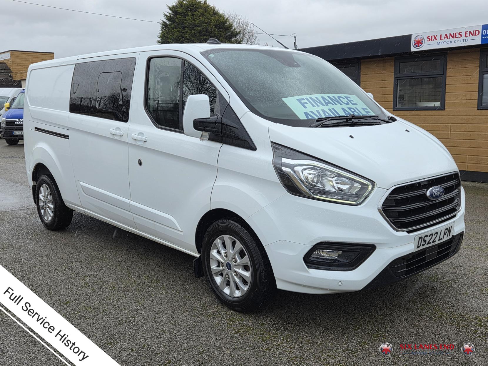 Ford Transit Custom 2.0 320 EcoBlue Limited Crew Van Double Cab 5dr Diesel Manual L2 H1 Euro 6 (s/s) (6 Seat) (130 ps)