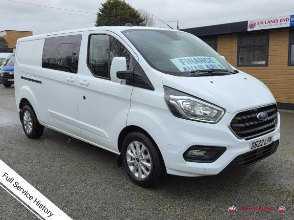 Ford Transit Custom 2.0 320 EcoBlue Limited Crew Van Double Cab 5dr Diesel Manual L2 H1 Euro 6 (s/s) (6 Seat) (130 ps)
