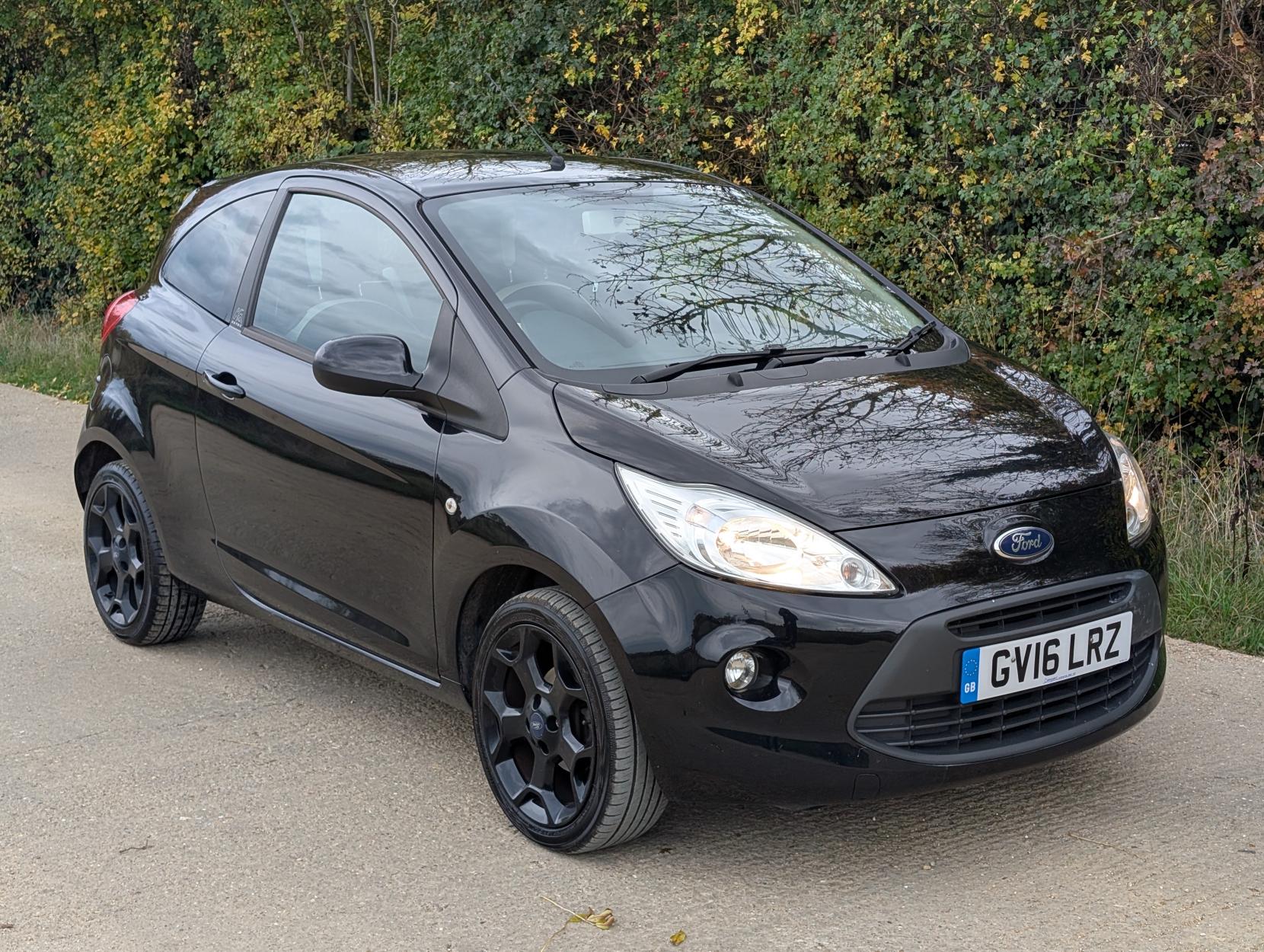 Ford Ka 1.2 Zetec Black Edition Hatchback 3dr Petrol Manual Euro 6 (s/s) (69 ps)