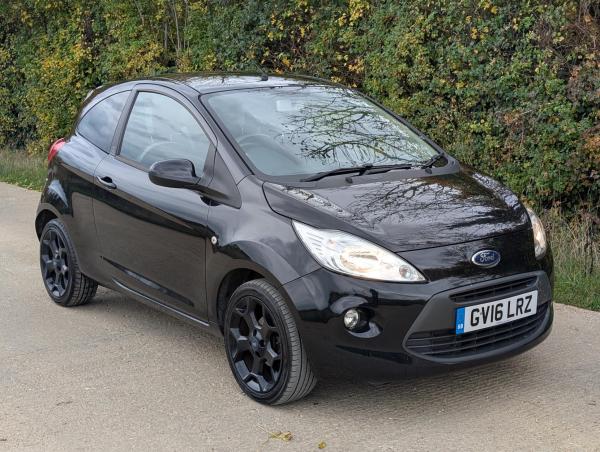 Ford Ka 1.2 Zetec Black Edition Hatchback 3dr Petrol Manual Euro 6 (s/s) (69 ps)