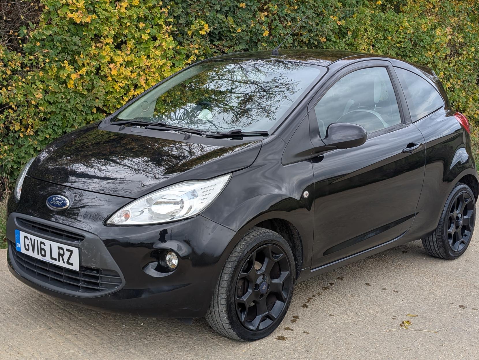 Ford Ka 1.2 Zetec Black Edition Hatchback 3dr Petrol Manual Euro 6 (s/s) (69 ps)