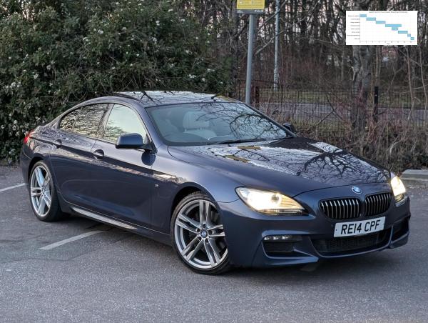 BMW 6 Series Gran Coupe 3.0 640d M Sport Saloon 4dr Diesel Auto Euro 5 (s/s) (313 ps)