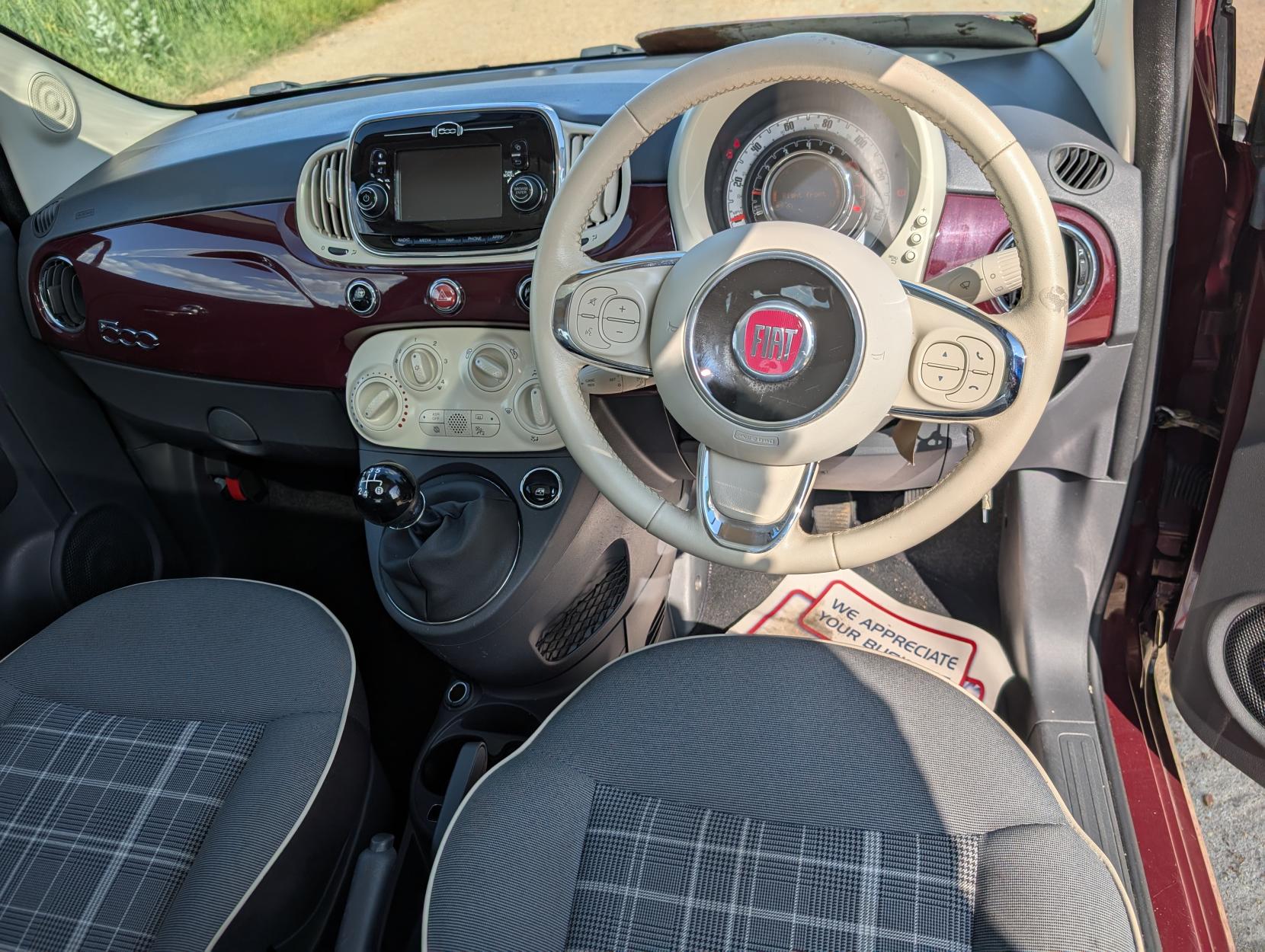 Fiat 500 1.2 Lounge Hatchback 3dr Petrol Manual Euro 6 (s/s) (69 bhp)