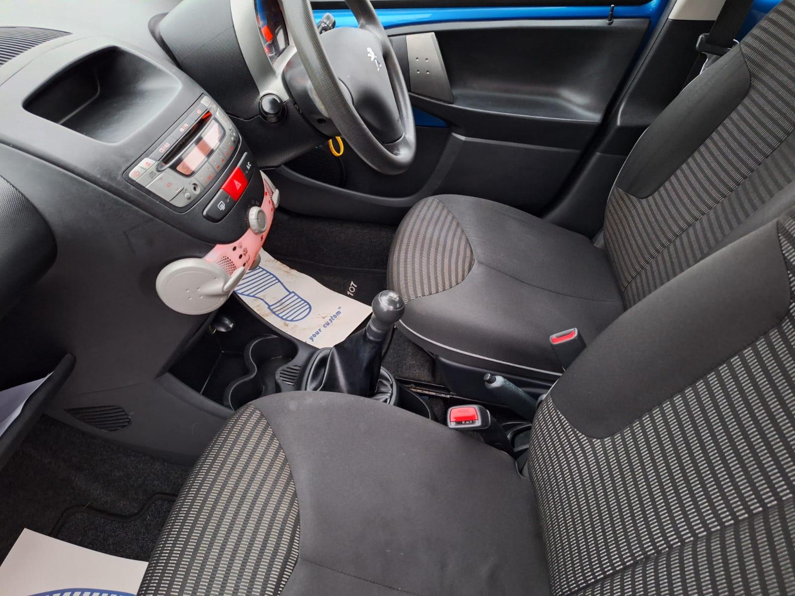 Peugeot 107 1.0 12V Active Hatchback 5dr Petrol Manual Euro 5 (68 ps)