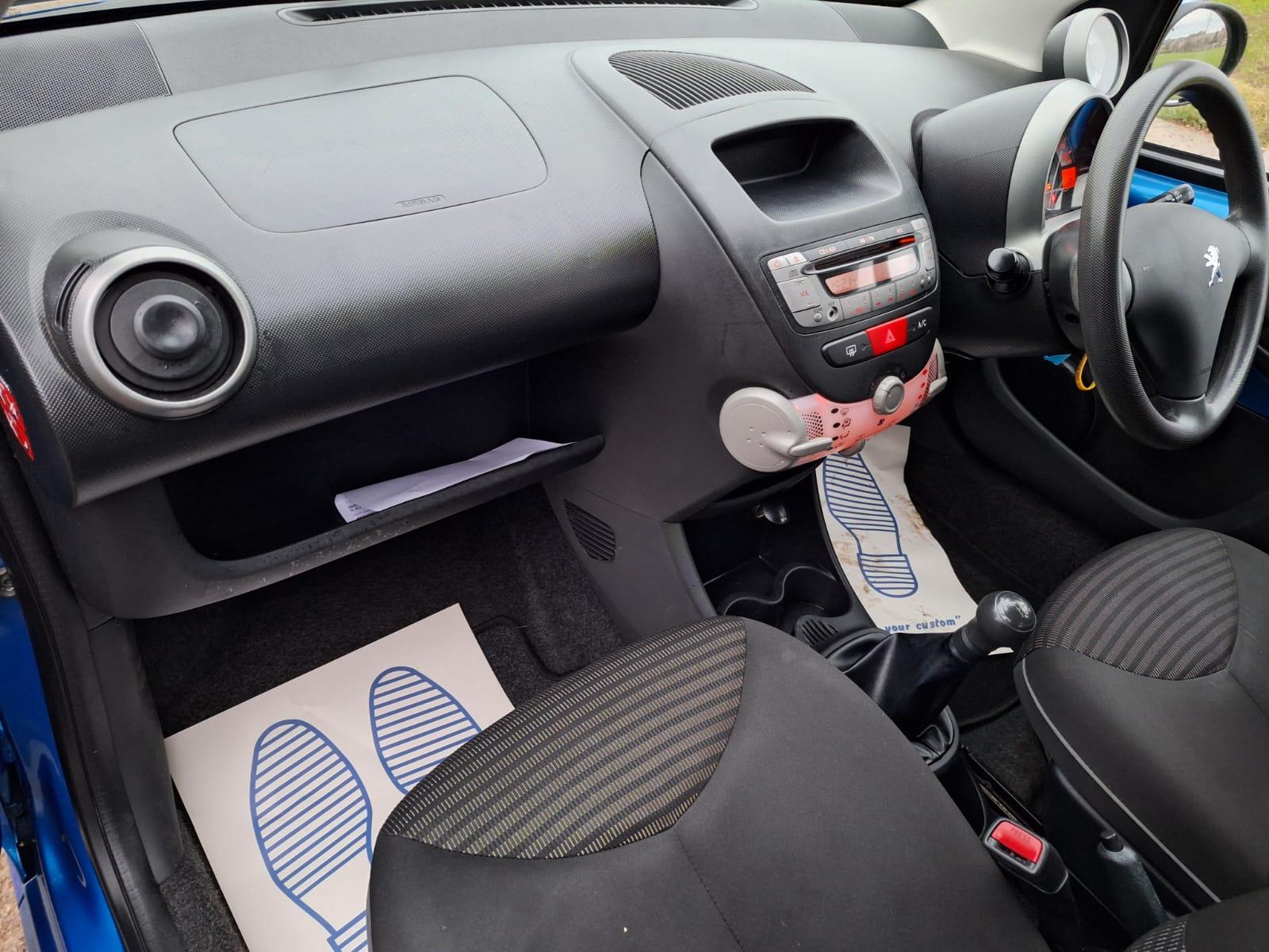 Peugeot 107 1.0 12V Active Hatchback 5dr Petrol Manual Euro 5 (68 ps)