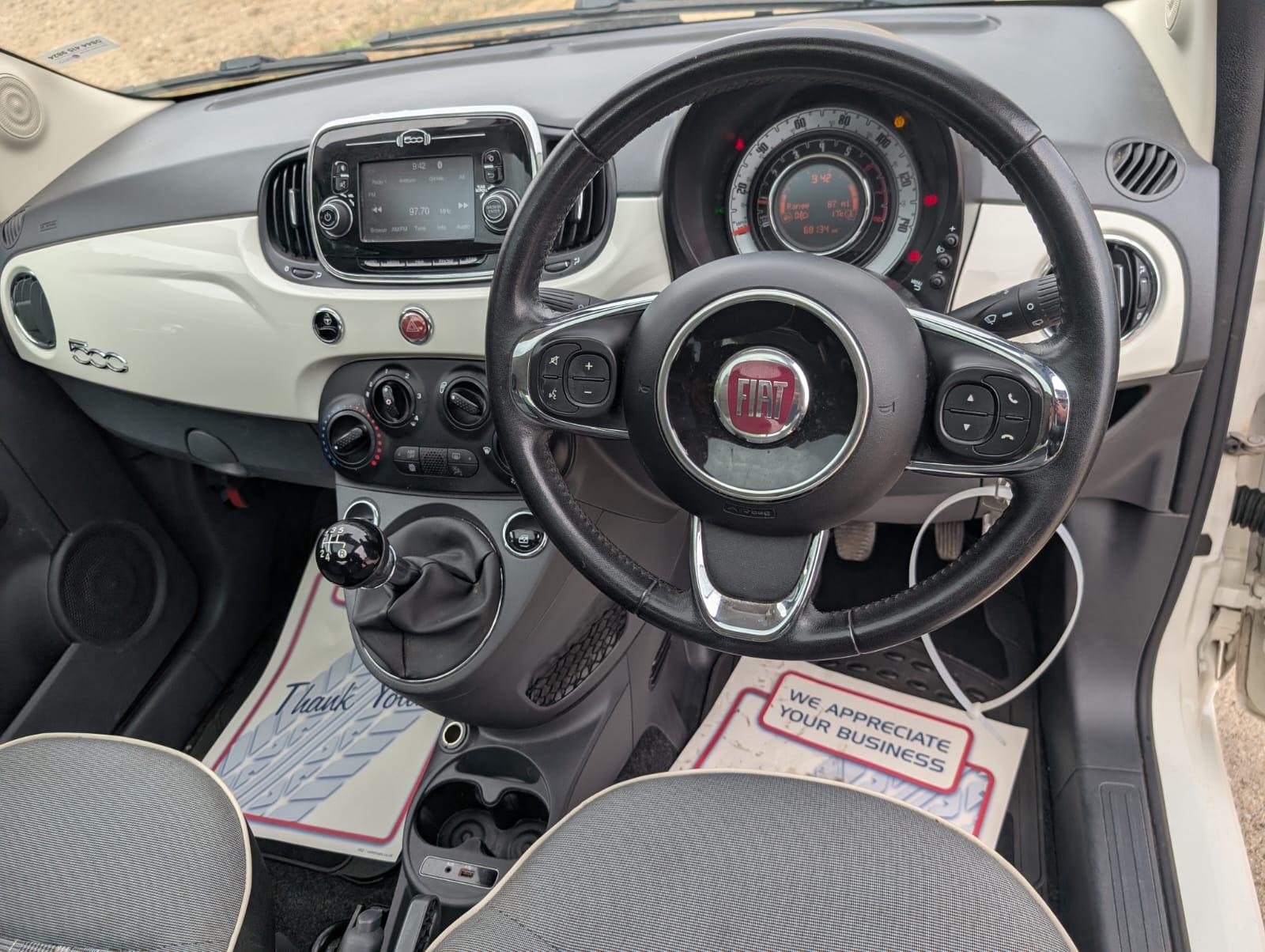Fiat 500 1.2 Lounge Hatchback 3dr Petrol Manual Euro 6 (s/s) (69 bhp)