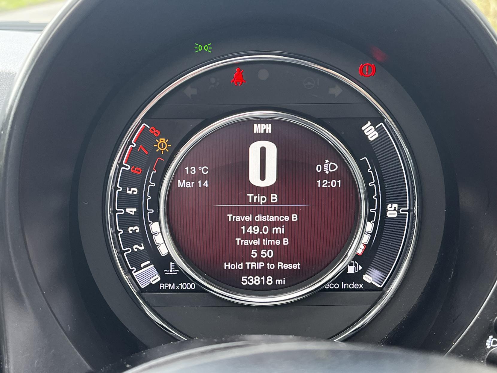 Fiat 500C 1.2 Mirror Convertible 2dr Petrol Manual Euro 6 (s/s) (69 bhp)