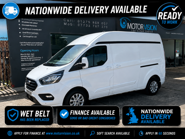 Ford Transit Custom 2.0 300 EcoBlue MHEV Limited Panel Van 5dr Diesel Manual L2 H2 Euro 6 (s/s) (130 ps)