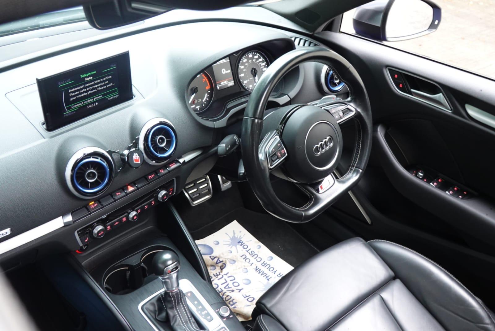 Audi S3 2.0 TFSI Saloon 4dr Petrol S Tronic quattro Euro 6 (s/s) (Nav) (300 ps)