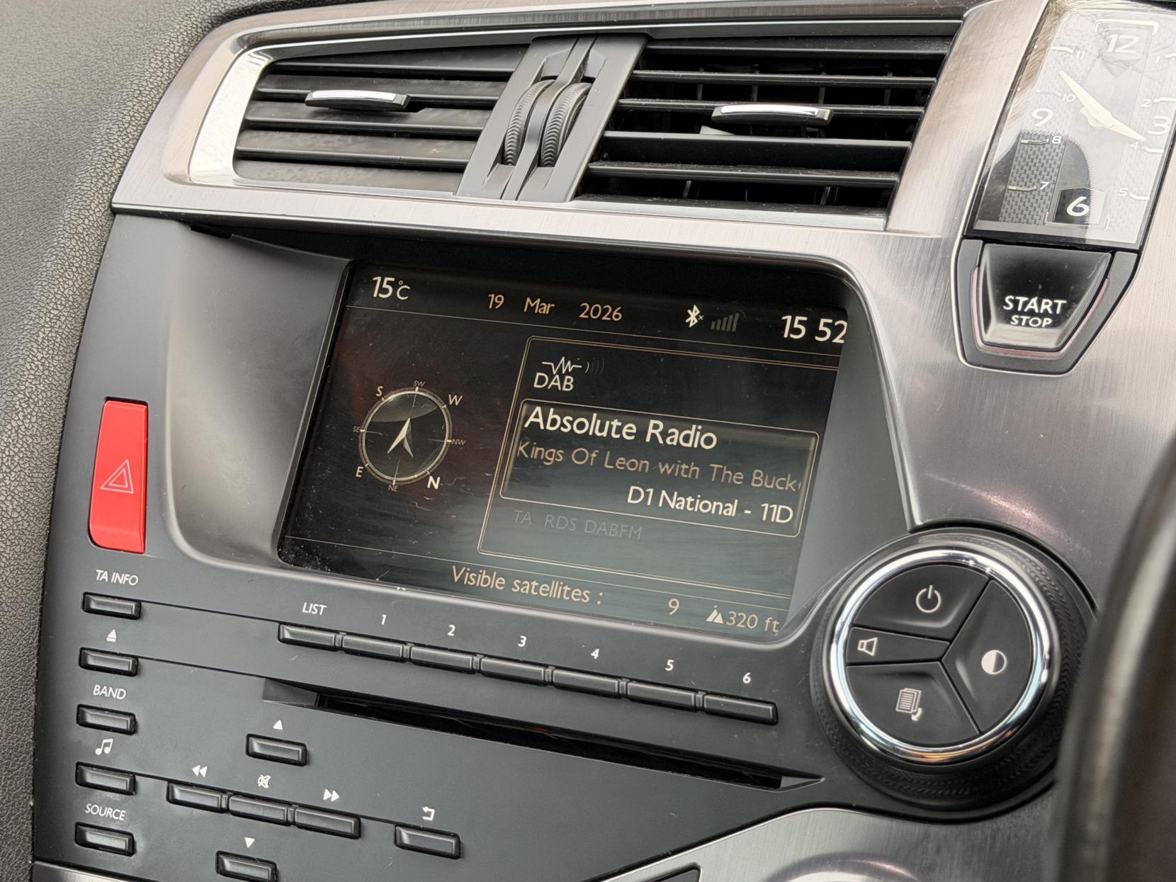 Citroen DS5 2.0 HDi DStyle Hatchback 5dr Diesel Auto Euro 5 (160 ps)