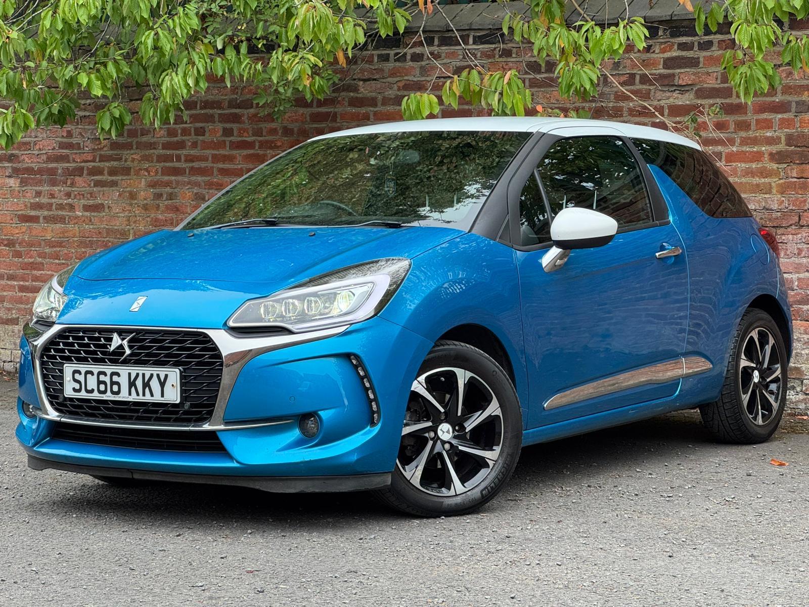 DS AUTOMOBILES DS 3 1.2 PureTech Elegance Hatchback 3dr Petrol EAT6 Euro 6 (s/s) (110 ps)