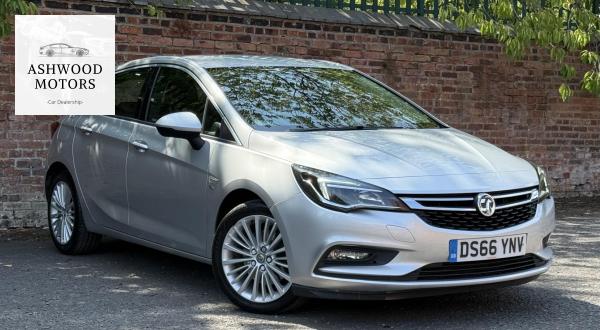 Vauxhall Astra 1.6 CDTi BlueInjection Elite Nav Hatchback 5dr Diesel Auto Euro 6 (136 ps)
