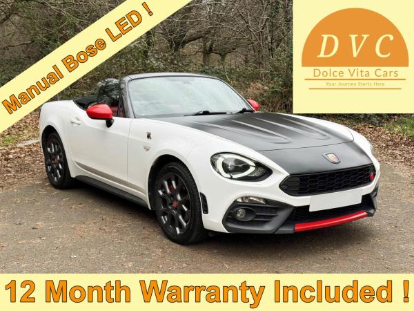 Abarth 124 Spider 1.4 MultiAir Convertible 2dr Petrol Manual Euro 6 (170 ps)