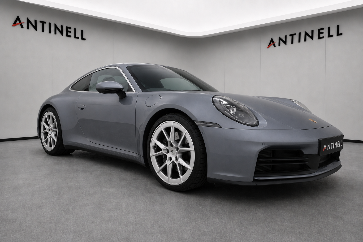 Porsche 911 992 Carrera — front three-quarter view
