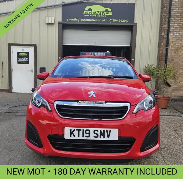 Peugeot 108 1.0 Active Hatchback 5dr Petrol Manual Euro 6 (72 ps)