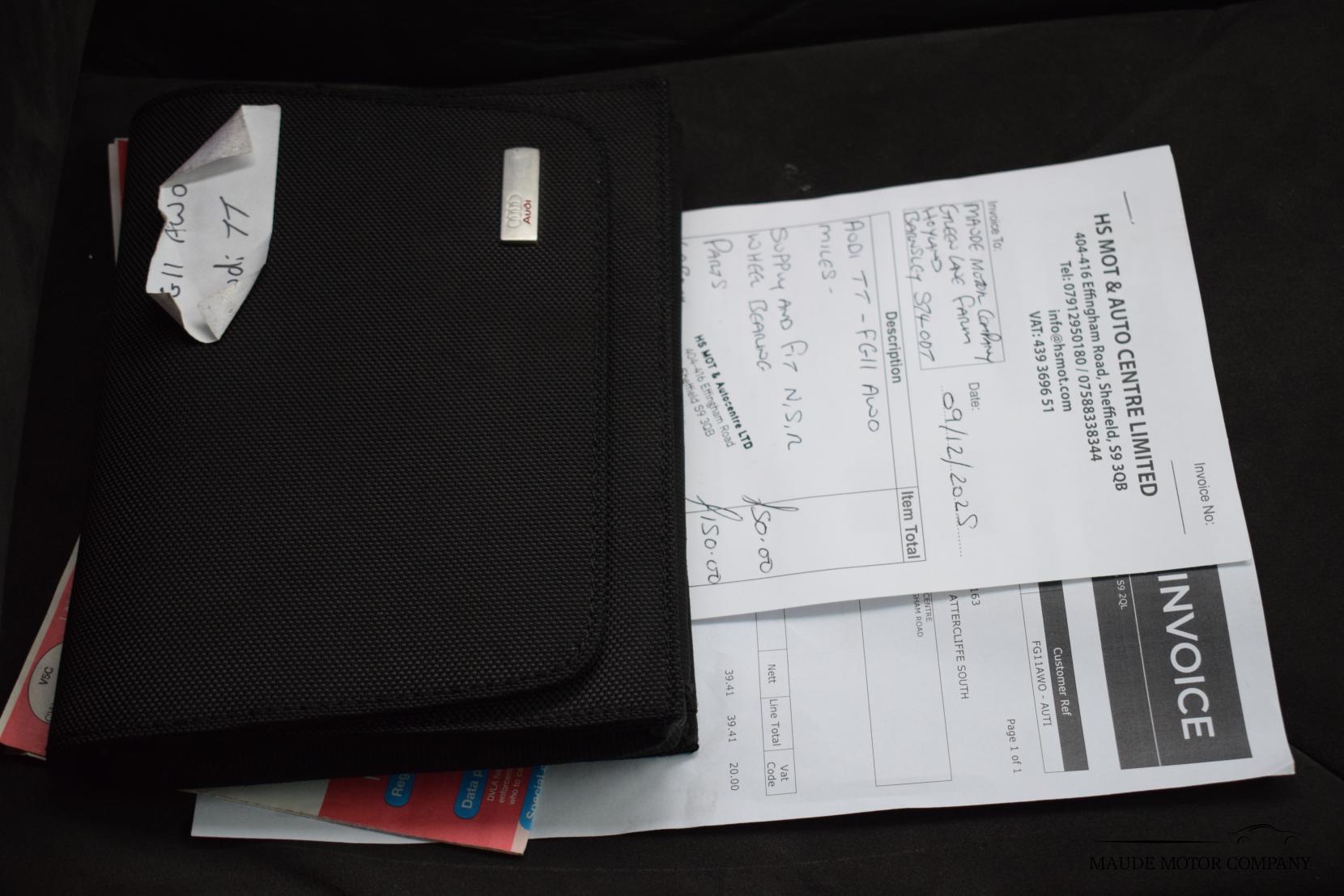 Audi TT 2.0 TDI Sport Coupe 3dr Diesel Manual quattro Euro 5 (170 ps)