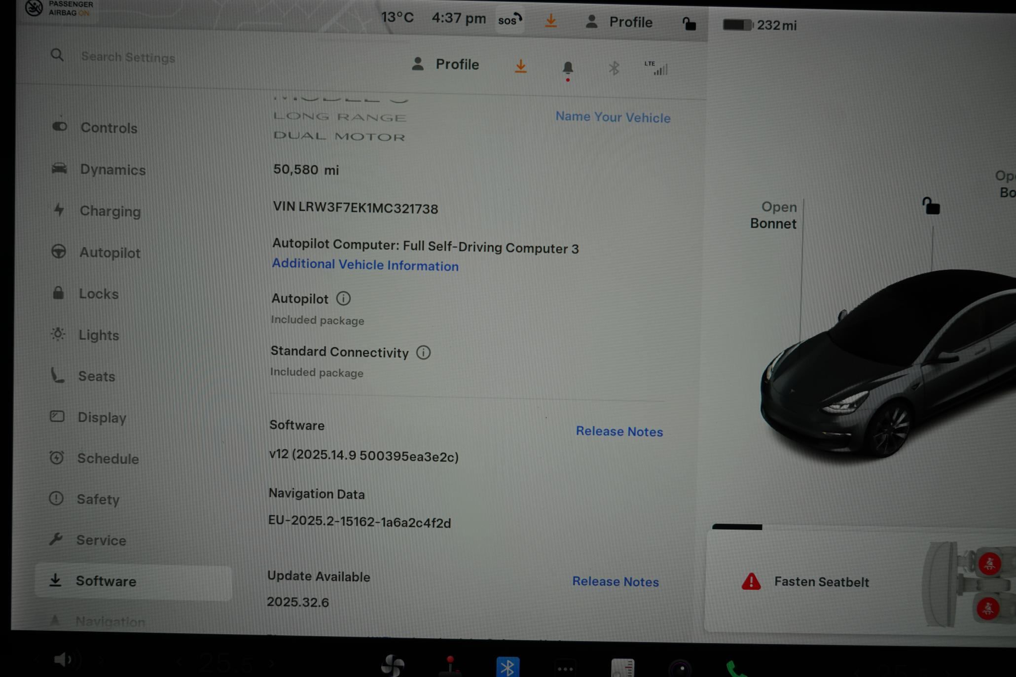 Tesla Model 3 (Dual Motor) Long Range Saloon 4dr Electric Auto 4WDE (346 ps)